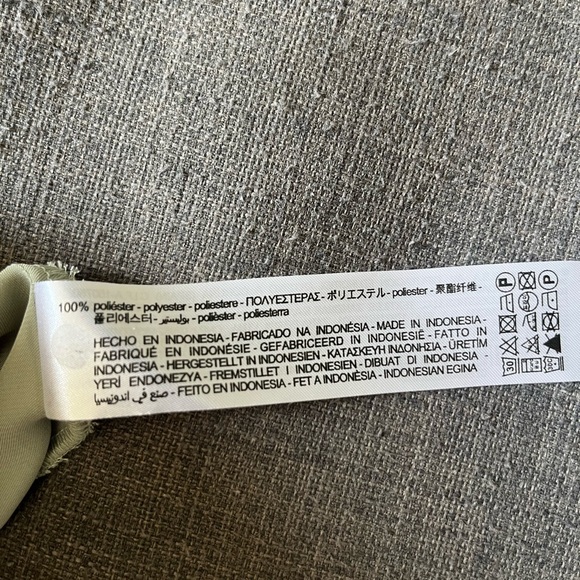 ZARA Sage Green Camisole Maxi Button Front slip dress - Picture 5 of 6